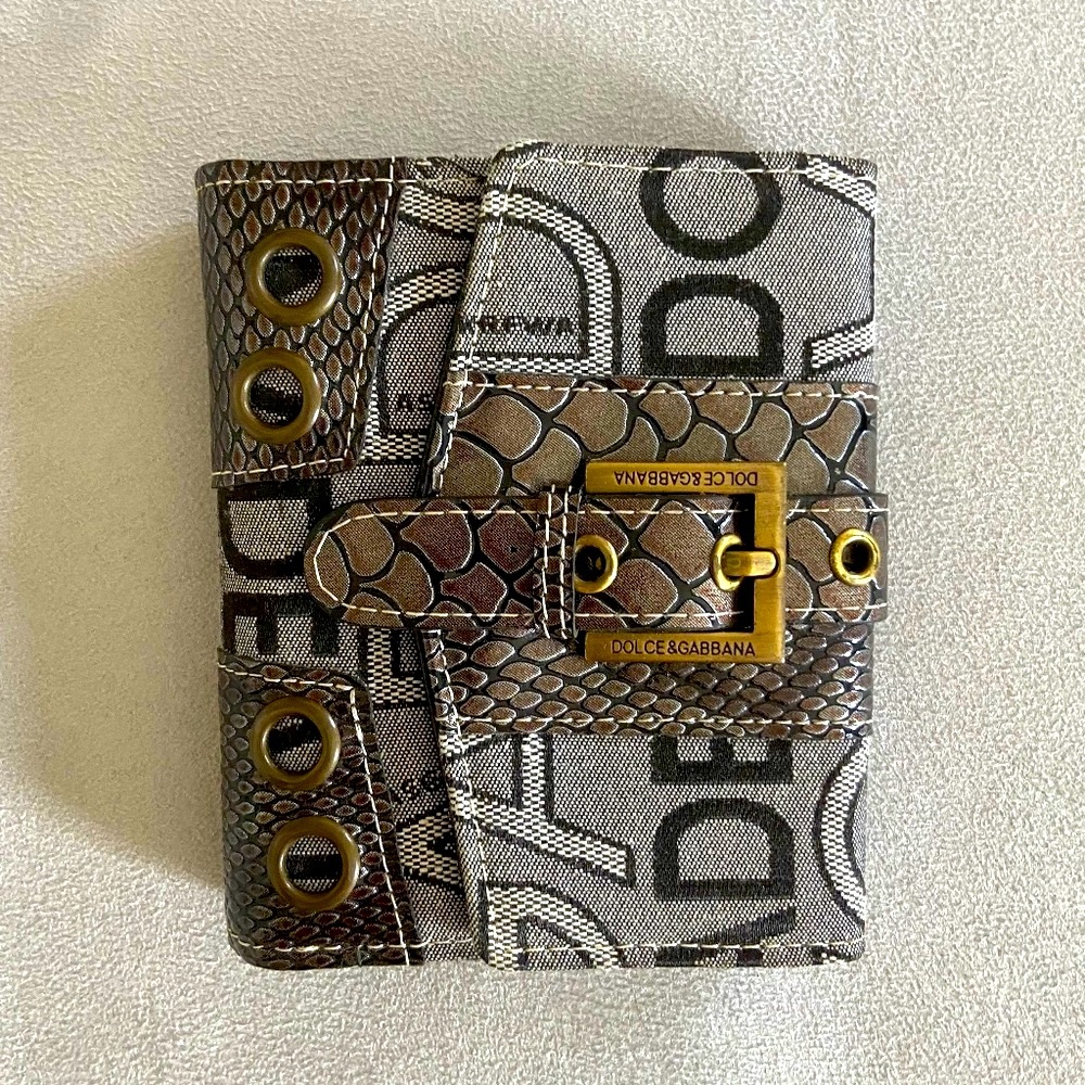 Dolce & Gabbana logo monogram small wallet